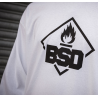 BSD Roastin L/S Shirt, White, XX-Large